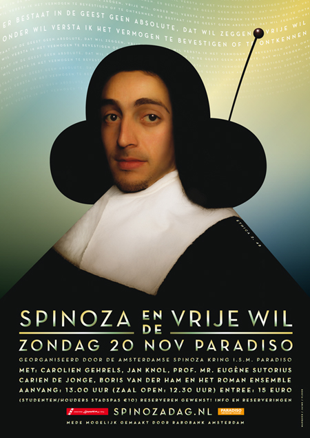 Flyer van Spinozadag 2011