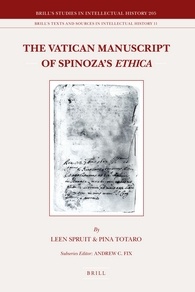 Boekomslag van Spruit & Totaro: The Vatican Manuscript of Spinoza's Ethica